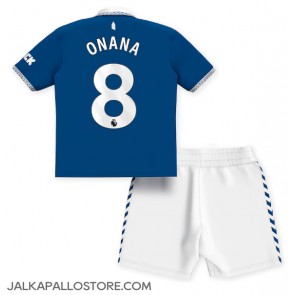 Everton Amadou Onana #8 Kotipaita Lapsille 2023-24 Lyhythihainen (+ shortsit)